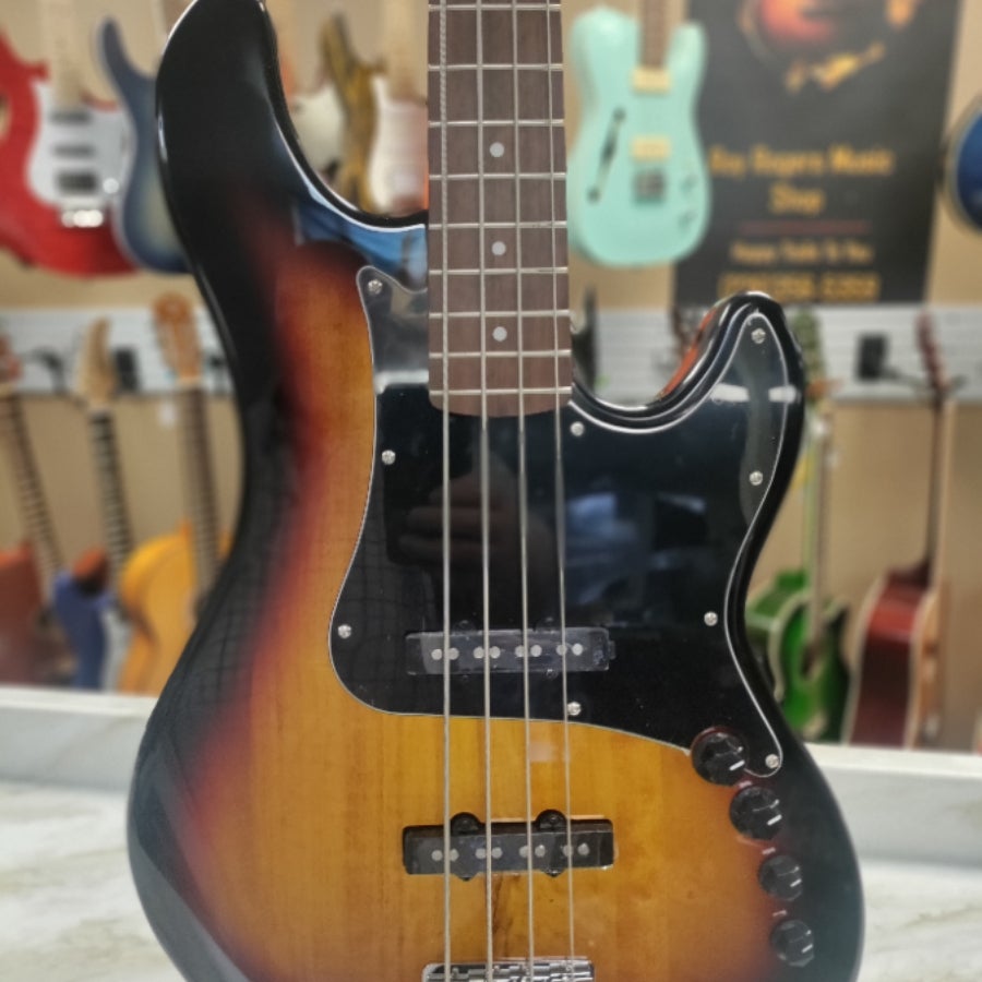 Cort GB34JJ3TS GB Series Bass Guitar. 3 Tone Sunburst | Roy Rogers
